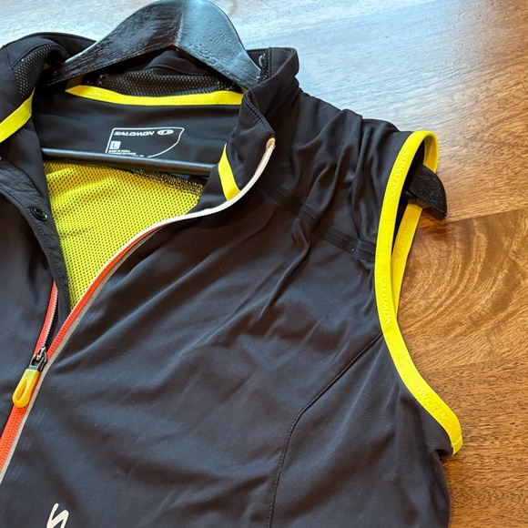 Salomon Clima Wind full-zip cycling vest Size Large - Picture 5 of 9